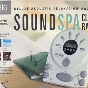 White Sound Spa Clock Radio